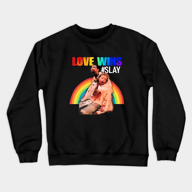 Love Wins Slay Crewneck Sweatshirt by MiaGamer Gear